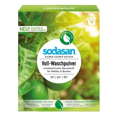 Sodasan Prací prášek na bílé a barevné prádlo limetka 1,01 kg