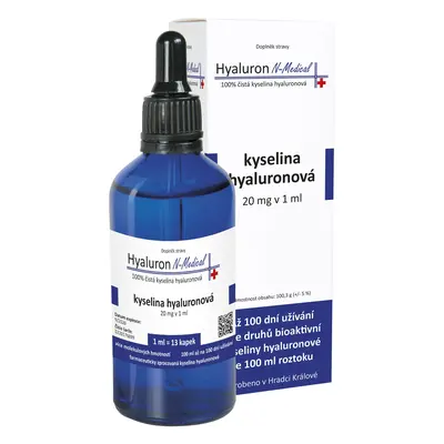 N-Medical Hyaluron 100% kyselina hyaluronová ml