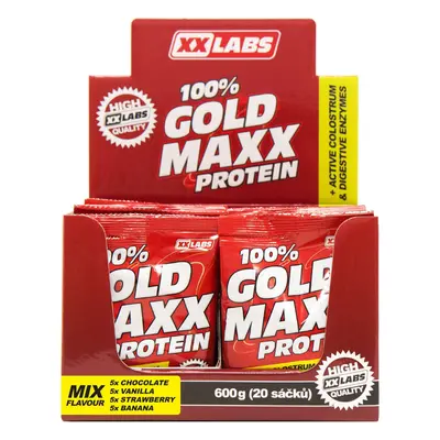 Xxlabs 100% gold maxx protein mix příchutí sáčky 20x30 g