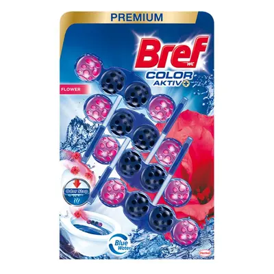 Bref WC blok Color Aktiv Flower 4x50 g