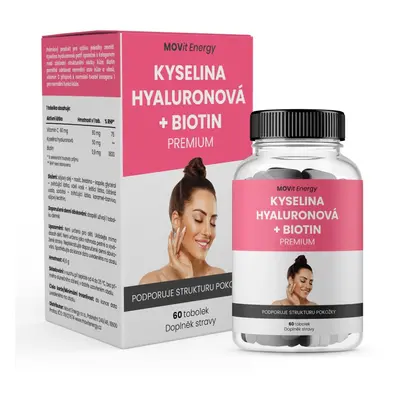 MOVit Energy Kyselina hyaluronová + Biotin PREMIUM tobolek