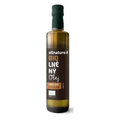 Allnature Lněný olej BIO ml