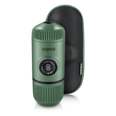 Wacaco Nanopresso Moss Green + pevný obal Cestovní kávovar