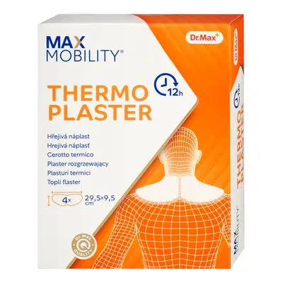 Dr. Max Thermoplaster Náplast s hřejivým účinkem 29,5 x 9,5 cm ks