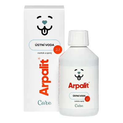 Arpalit Care Ústní voda 2v1 roztok a sprej 250 ml