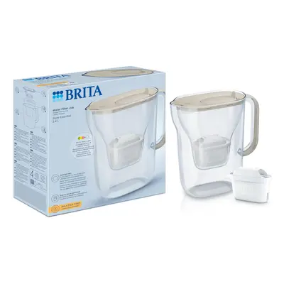 BRITA Style Essential 2,4 l filtrační konvice písková + 1 filtr na tvrdou vodu