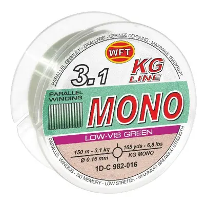 Wft vlasec kg mono green 150 m - 0,20 mm 4,5 kg