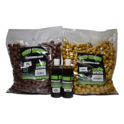 Carp inferno boilies light line 3 kg + 250 ml booster - krab oliheň