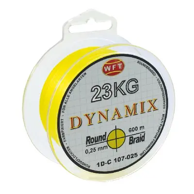 Wft splétaná šňůra round dynamix kg žlutá 150 m - 0,16 mm 14 kg