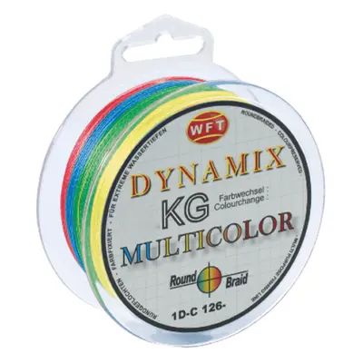 Wft splétaná šňůra round dynamix kg multicolor 300 m - 0,30 mm 26 kg