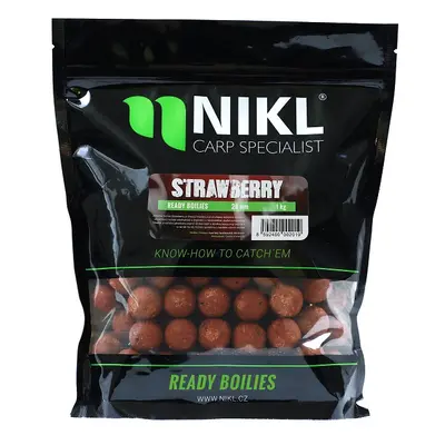 Nikl hotové boilies strawberry - 3 kg 24 mm