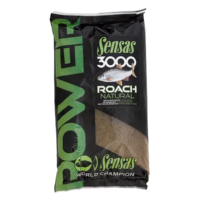 Sensas krmítková směs 3000 power roach natural plotice 1 kg