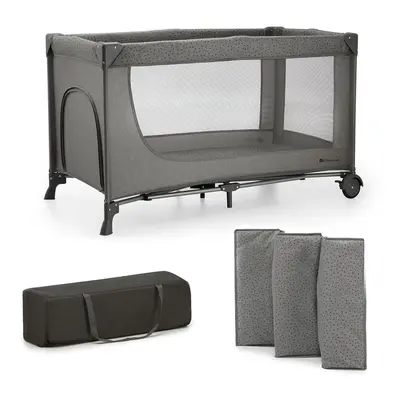 KINDERKRAFT Postýlka cestovní Joy 2 Dark grey