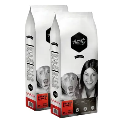 Amity Premium Dog Chicken/Rice - 2 x 15kg