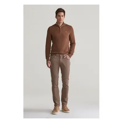 DŽÍNY GANT SLIM DESERT JEANS ANTRACITE