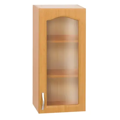 Kuchyňská horní skříňka LORA MDF NEW KLASIK W40S, olše, pravá