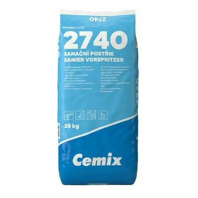 Postřik sanační Cemix 2740 25 kg