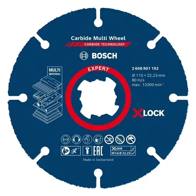 Kotouč řezný Bosch EXPERT Carbide Multi Wheel X-LOCK 115mm