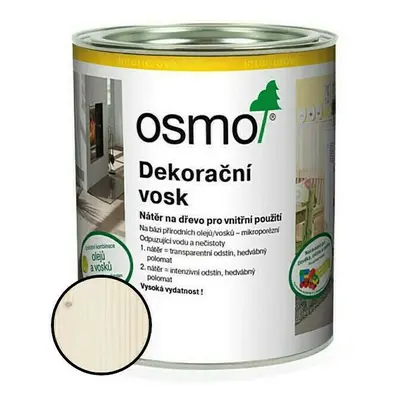 Vosk dekorační Osmo 3111 bílý 0,375 l