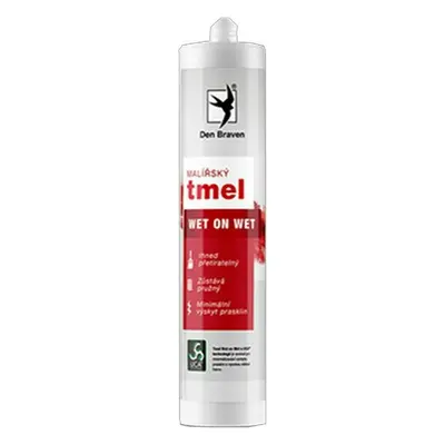 Tmel akrylový malířský Den Braven WET ON WET bílý 280 ml