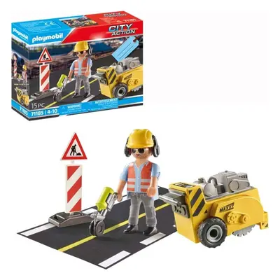 PLAYMOBIL® Stavební dělník s frézou