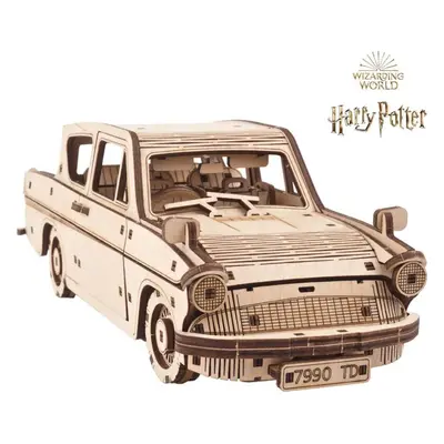 Ugears 3D dřevěné mechanické puzzle Harry Potter Létající Ford Anglia