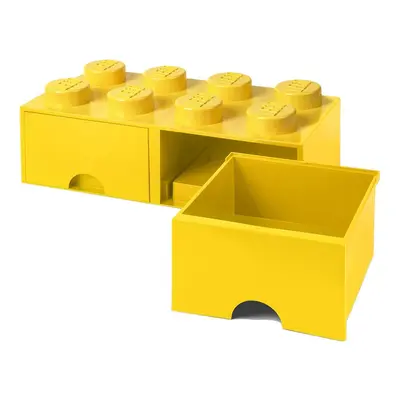 LEGO® Úložný box s šuplíky - žlutá