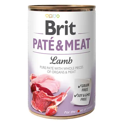 BRIT Paté & Meat Lamb konzerva pro psy g