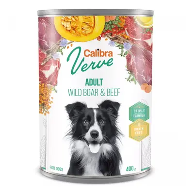 CALIBRA Verve Adult Wild Boar&Beef konzerva pro psy g