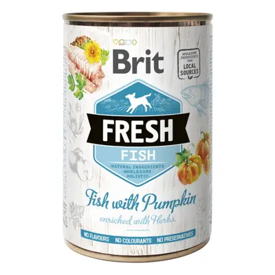 BRIT Fresh Fish with Pumpkin konzerva pro psy g