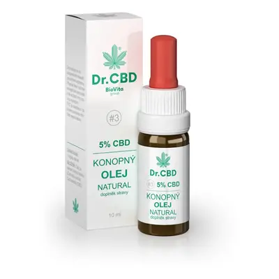 BIOVITA DR. CBD 5% CBD konopný olej natural ml