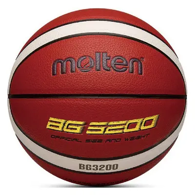 Molten BG Basketbalový míč, hnědá, velikost