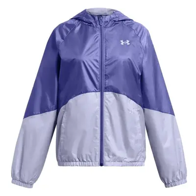 Under Armour SPORT WINDBREAKER Dívčí bunda, fialová, velikost