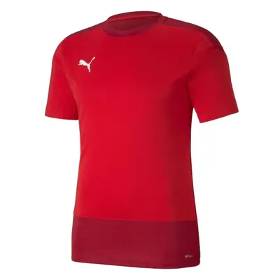 Puma TEAMGOAL TRAINING JERSEY TEE Pánské fotbalové triko, červená, velikost