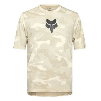 Fox RANGER TRU DRI SS Pánský dres na kolo, béžová, velikost