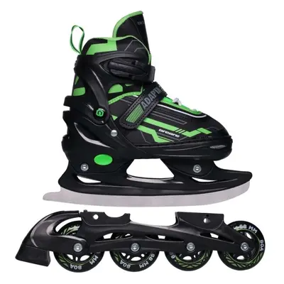 Arcore ADAPTA 2IN1 Chlapecké in-line a lední brusle v jednom, černá, velikost