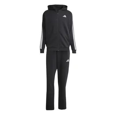 adidas M 3S FL HD TS Pánská tepláková souprava, černá, velikost