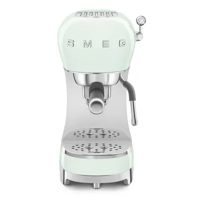 SMEG 50's Retro Style pákový kávovar ECF02 na Espresso / Cappucino 15 barů 2 šálky pastelově zel