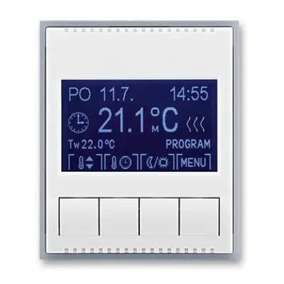 ABB Element termostat pokojový bílá/ledová šedá 3292E-A10301 04 programovatelný