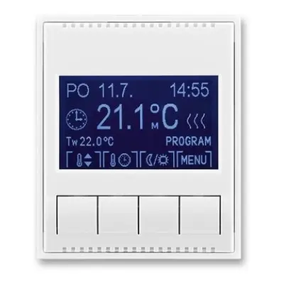 ABB Element,Time termostat pokojový bílá/bílá 3292E-A10301 03 programovatelný