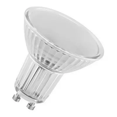 LED žárovka GU10 PAR16 OSRAM PARATHOM 4,3W (30W) teplá bílá (3000K), reflektor 120°