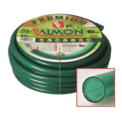 Průmyslová zahradní hadice na vodu PVC Valmon Premium 3/4" 50m 11231950-ZE