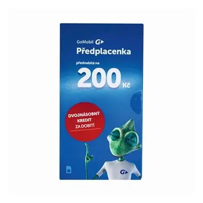 GOMOBIL PŘEDPLACENKA - kredit 200,- Kč