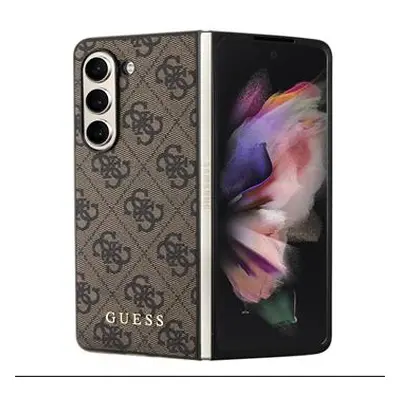 Zadní kryt Guess 4G Charms pro Samsung Galaxy Z Fold5, hnědá