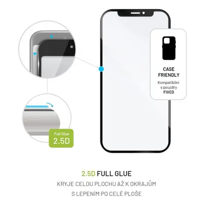 Ochranné tvrzené sklo FIXED Full-Cover pro ZTE Nubia Neo 5G, černá