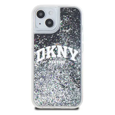 Zadní kryt DKNY Liquid Glitter Arch Logo pro Apple iPhone 11, černá