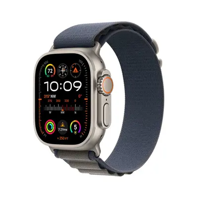 Apple Watch Ultra 2 GPS + Cellular 49mm Titanium / Blue Alpine Loop - S