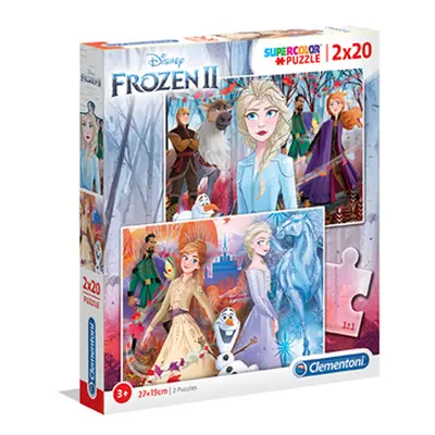 Clementoni - Puzzle Supercolor 2x20 Frozen