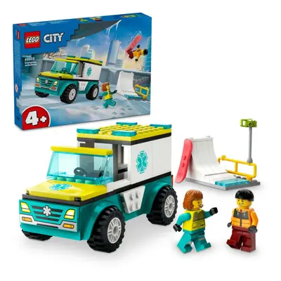 LEGO® City Sanitka a snowboardista