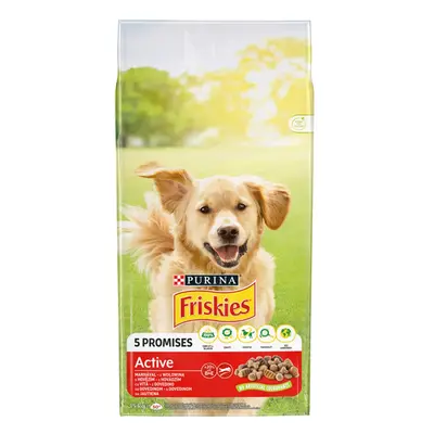 Friskies Active granule pro psy - s hovězím 10 kg